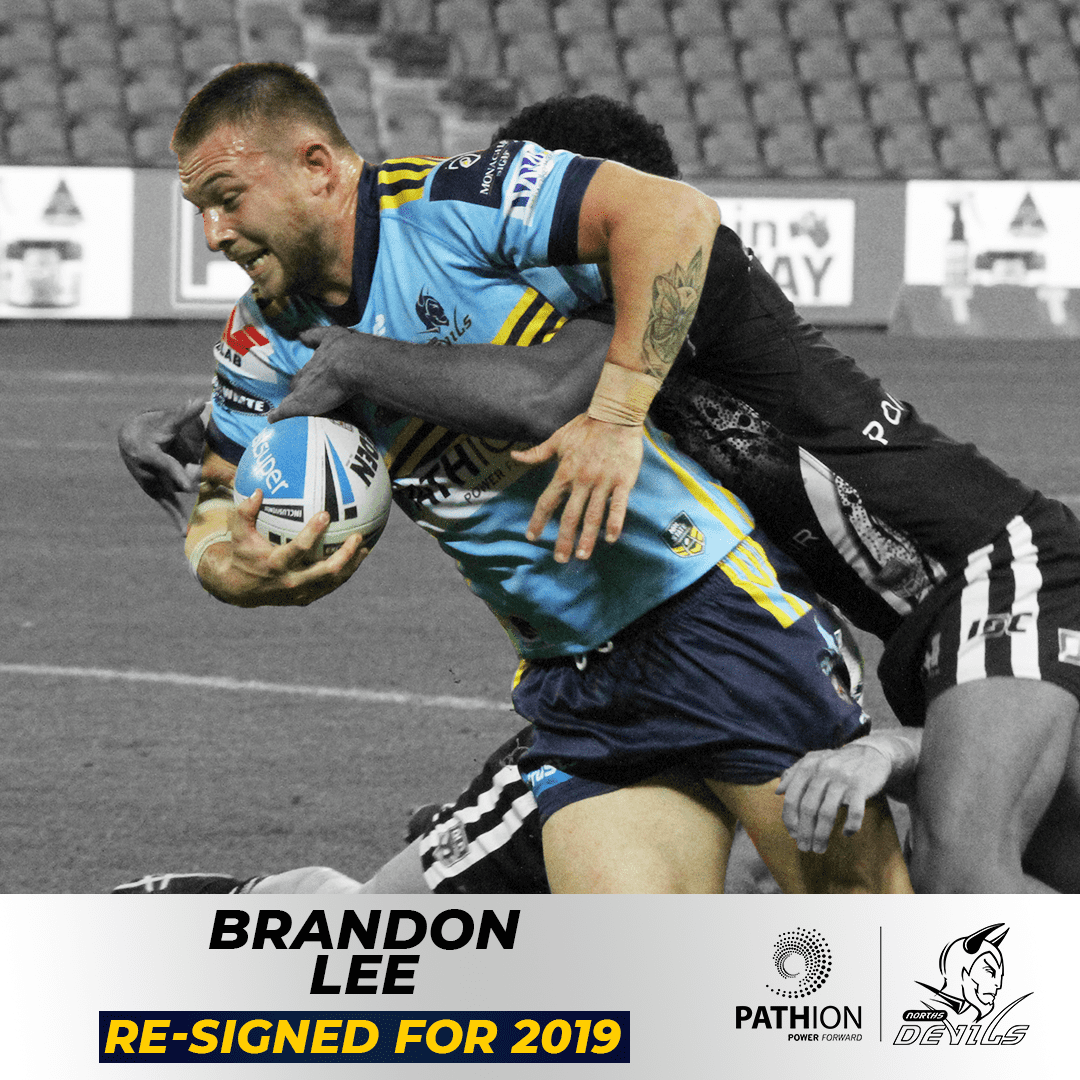 Brandon Lee Re-Signed