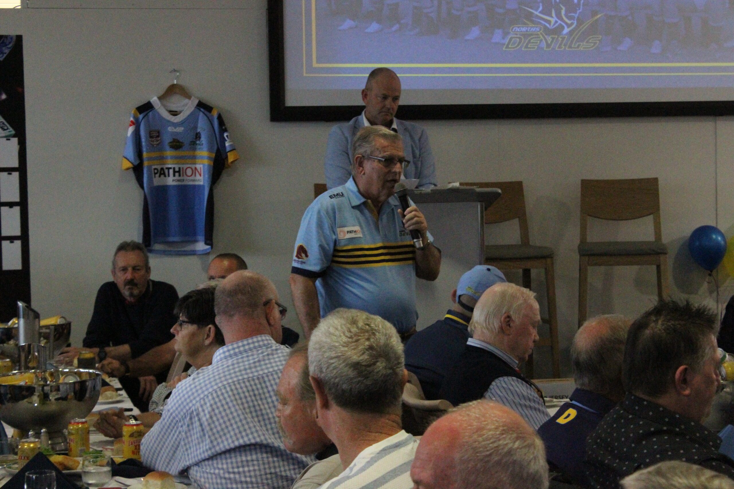 Pete  at Norths Old Boys 2018